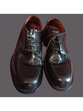 Banana Republic Italian Leather Dress Shoes Oxford Dark Brown  Size 11